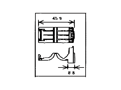 Toyota 82711-1B010 Clamp, Wiring HARNES