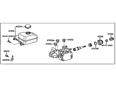 Toyota Land Cruiser Master Cylinder Repair Kit - 47025-60042