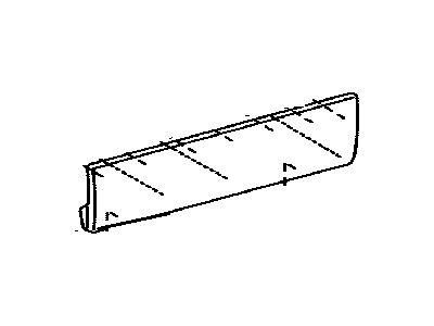 Toyota 75732-35110-J0 Moulding, Front Door, Outside LH