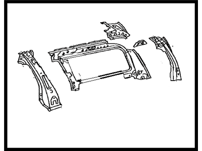 Toyota 61704-35904 Panel Sub-Assy, Quarter, Inner LH