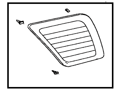 Toyota 62740-35080 Window Assembly, Quarter