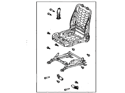 Toyota 71120-35080 Frame Assembly, Front Seat