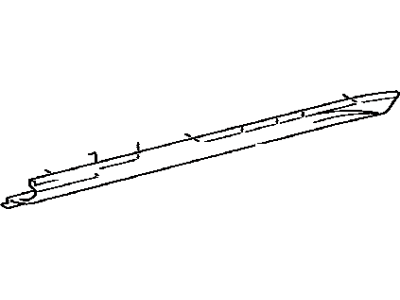 Toyota 75851-35060-J0 Moulding, Rocker Panel, Front RH