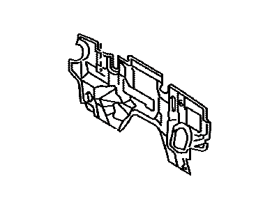 Toyota 55223-35070 Insulator, Dash Panel, Outer