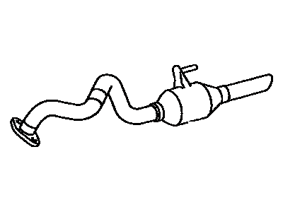 Toyota 4Runner Exhaust Pipe - 17430-31410