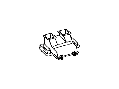 Toyota 55835-35080 Duct, Heater To Register, Center