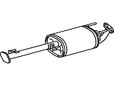 Toyota 17420-50220 Center Exhaust Pipe Assembly