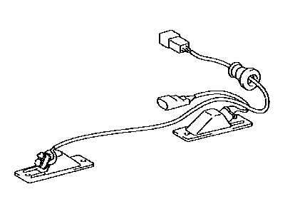 Toyota 81273-35130 Body, License Plate Lamp