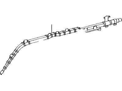 Toyota 62411-35030-E0 Garnish, Center Pillar, Upper RH