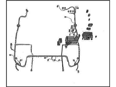 Toyota 82111-3M400 Wire, Engine Room Main