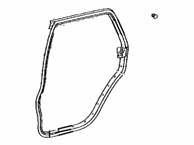 2004 Toyota 4Runner Door Seal - 67872-35060