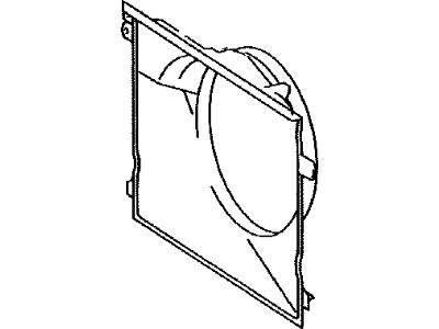 Toyota 16711-31510 SHROUD, Fan