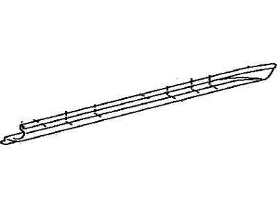 Toyota 75852-35060-B1 Moulding, Rocker Panel, Front LH