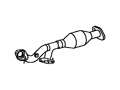 2004 Toyota 4Runner Exhaust Pipe - 17410-31450