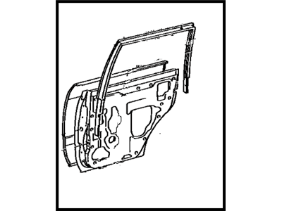 Toyota 67004-60112 Panel Sub-Assy, Rear Door, LH