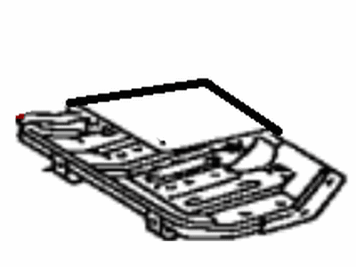 Toyota 71016-60010 Frame Sub-Assy, Rear Seat Cushion, LH