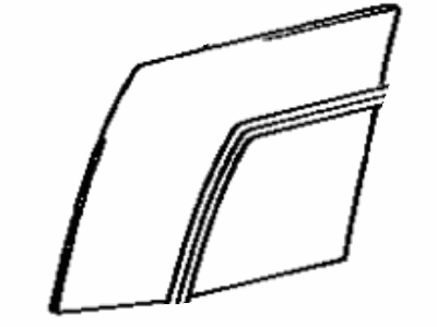 Toyota 68113-60130 Glass Sub-Assy, Rear Door, RH