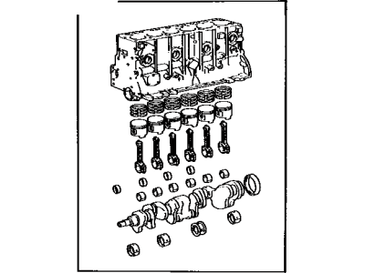 Toyota 11400-61121 Block Assembly, Short