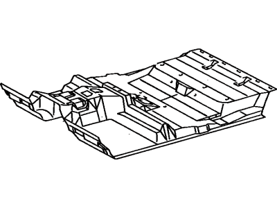 Toyota 58510-60123-48 Carpet Assembly, Front Floor, Front