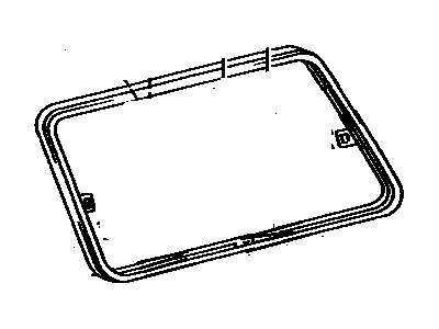 Toyota 62705-60020 Frame Sub-Assy, Quarter Window, RH