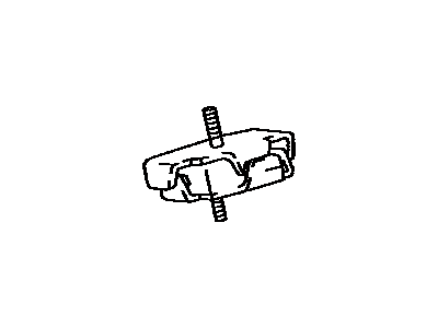 Toyota 12362-61010 Insulator, Engine Mounting, Front LH