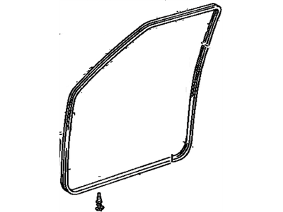 1992 Toyota Land Cruiser Door Seal - 67861-60010