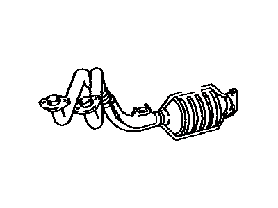 Toyota Land Cruiser Catalytic Converter - 17401-66090