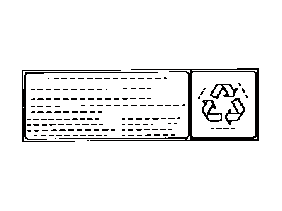 Toyota 28898-50140 Plate, Battery