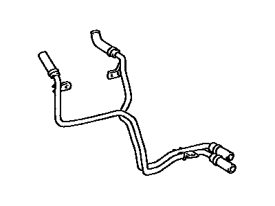 Toyota 87209-60301 Hose Sub-Assy, Water, B