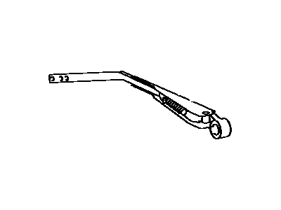 Toyota 85241-60012 Rear Wiper Arm Assembly