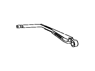 Toyota 85241-60010 Rear Wiper Arm Assembly