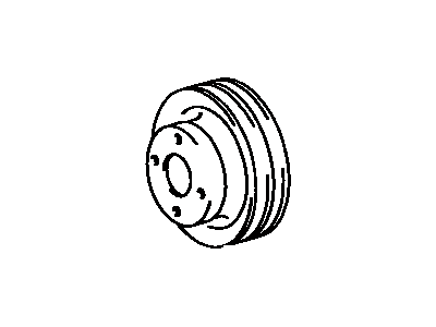 Toyota 16371-66020 Pulley, Fan