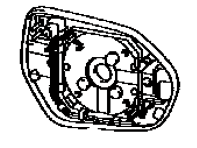 Toyota 87931-47420 Passenger Side Mirror Outside