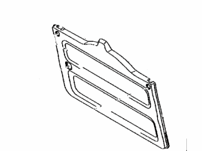 Toyota 64781-35030-B0 Board, Back Door Trim