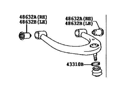 Toyota 4Runner Control Arm - 48630-60020