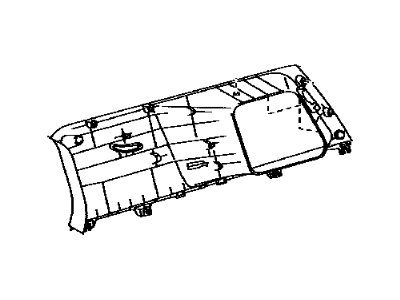 Toyota 62472-35030-B0 Garnish, Roof Side, Inner LH