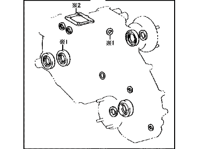Toyota 04362-35170 Gasket Kit, Transfer