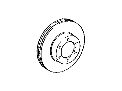 Toyota 43512-35321 Front Disc