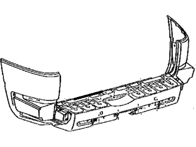 2010 Toyota FJ Cruiser Bumper - 52159-35210