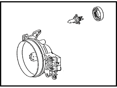 Toyota 81105-35464 Passenger Side Headlamp Housing Sub-Assembly