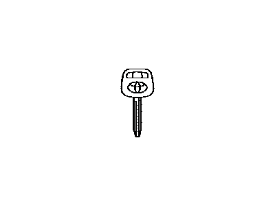 Toyota 90999-00251 Key, Blank