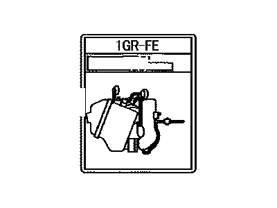 Toyota 17792-31250 Label, Engine Vacuum Hose Information