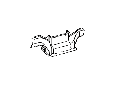 Toyota 55823-35010 Duct, Front Ventilator