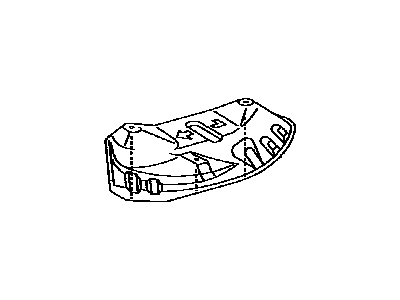 Toyota 58152-35020 INSULATOR, Floor HEA