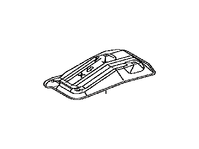 Toyota 58327-35060 Insulator, Main Muffler Heat