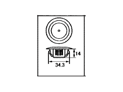 Toyota 90950-01A09 Plug, Hole