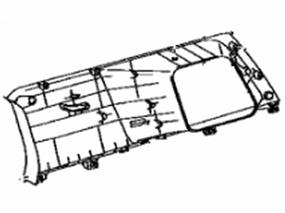 Toyota 62471-35050-B0 Garnish, Roof Side, Inner RH