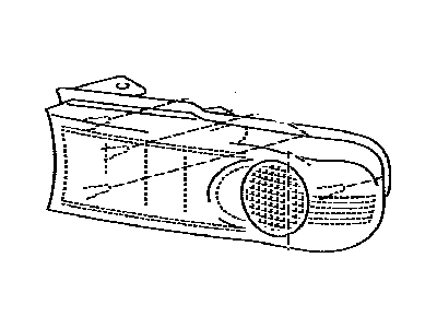 Toyota 81171-35550 Lens, HEADLAMP, LH