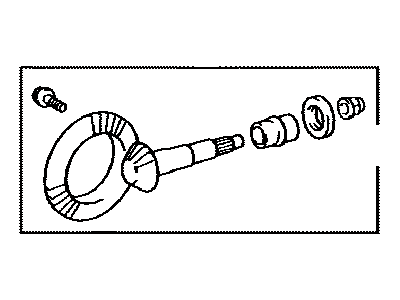 Toyota 41201-79135 Final Gear Kit, Differential, Front