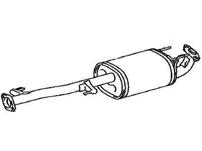Toyota 17420-31370 Center Exhaust Pipe Assembly